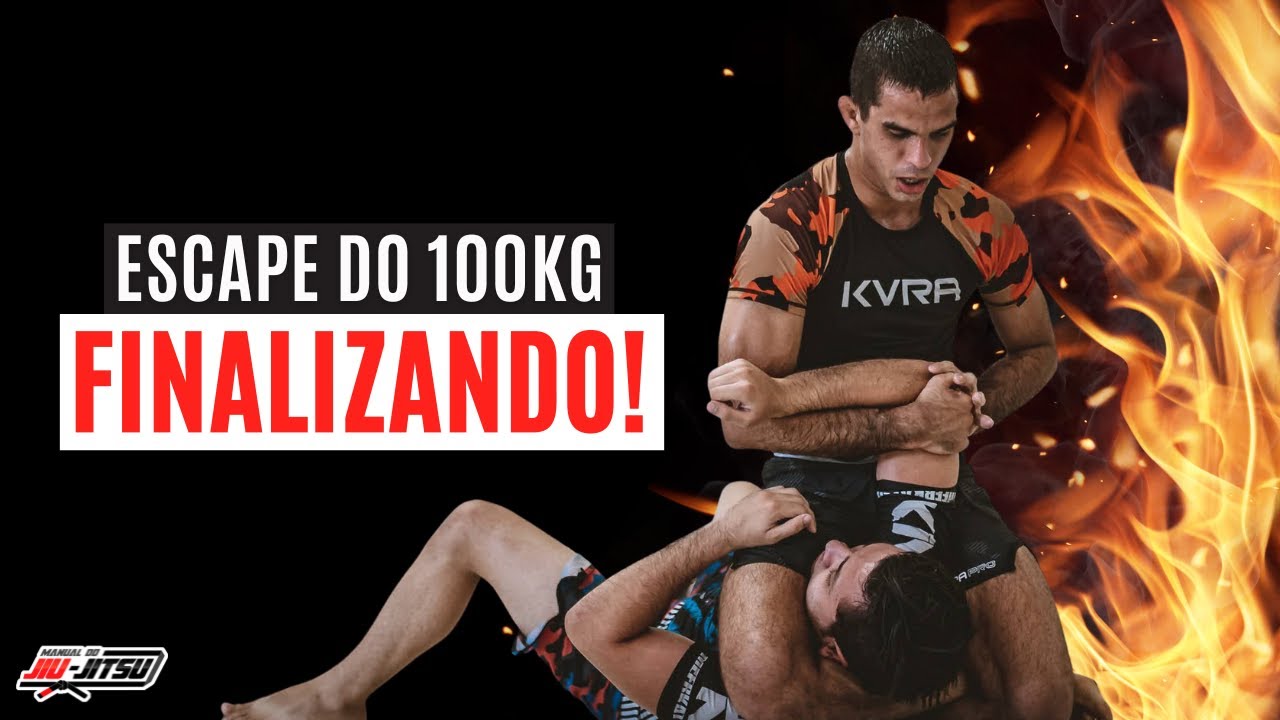 Finalização sinistra no 100kg por baixo