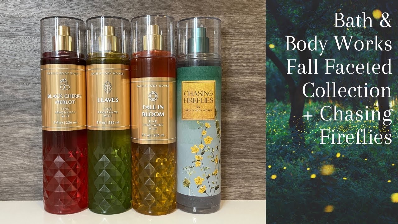 *NEW* Bath & Body Works Chasing Fireflies + Fall Faceted 🍁 Collection feat. Leaves 🍃🍂