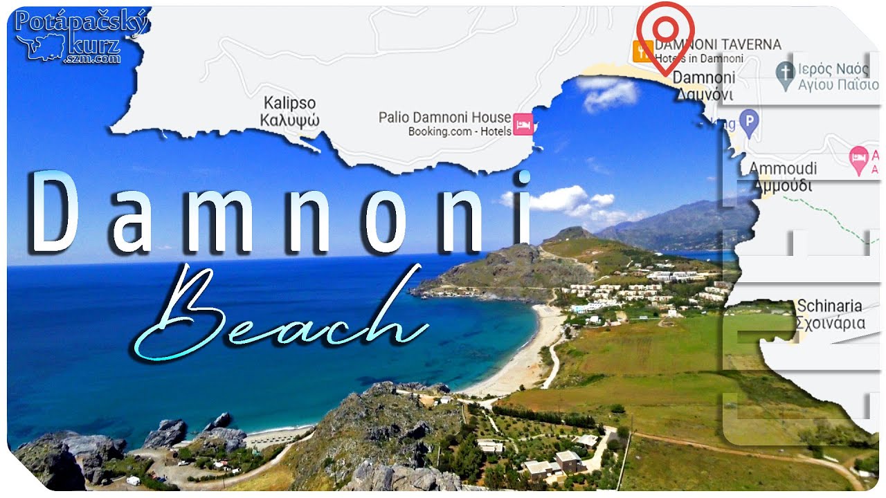 🇬🇷 Crete, Damnoni Beach 2023, Greece - Kréta, Damnoni Pláž