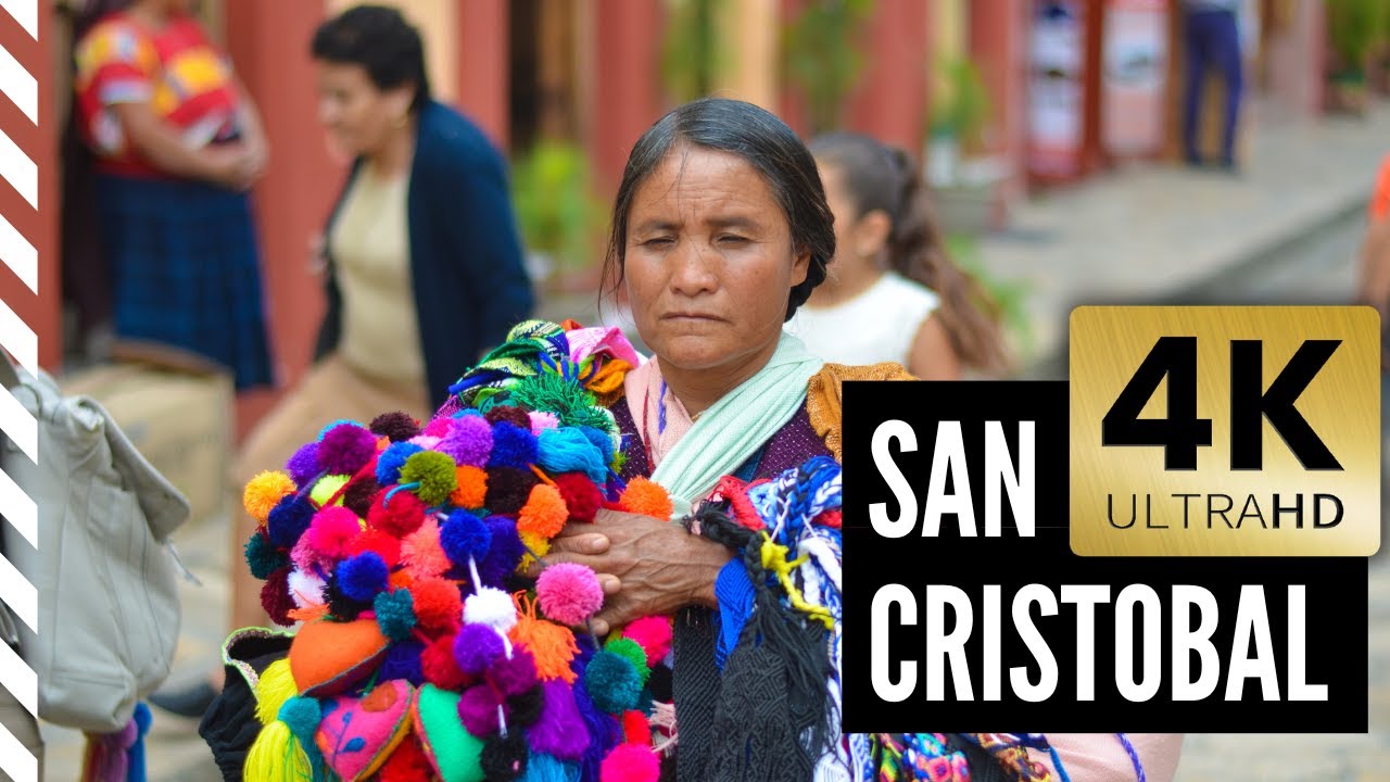🇲🇽 4K Walk in San Cristobal, México🇲🇽