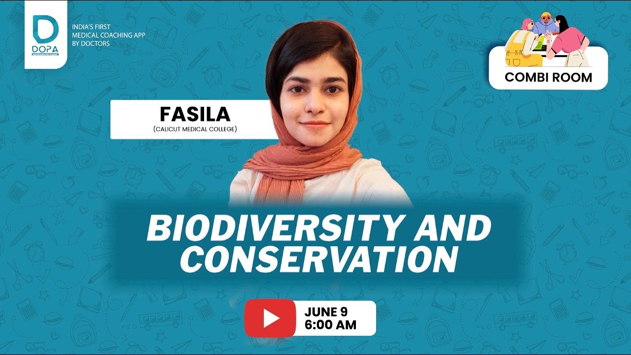 BIODIVERSITY AND CONSERVATION||COMBI ROOM||FASILA