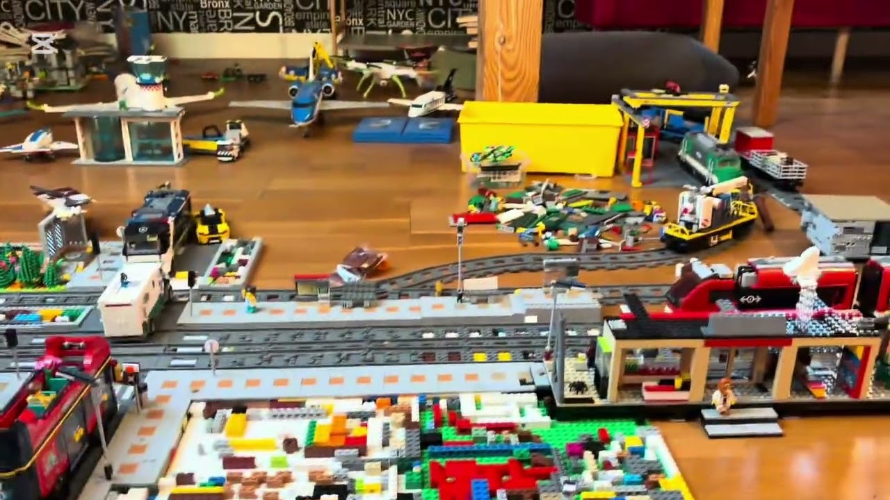 Nowe krawężniki i detale na tory w moim Lego mieście 