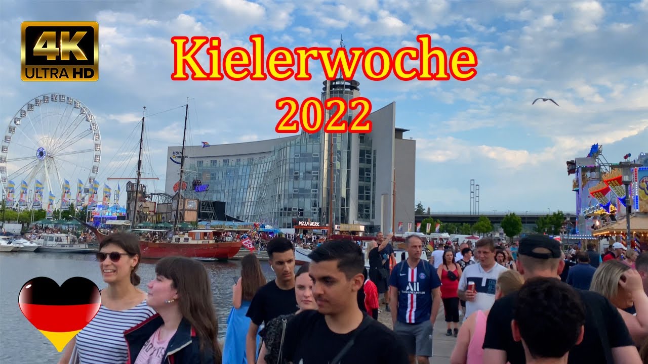 ⚓⚓Germany-Kielerwoche 2022 || walking tour || Kiel Week