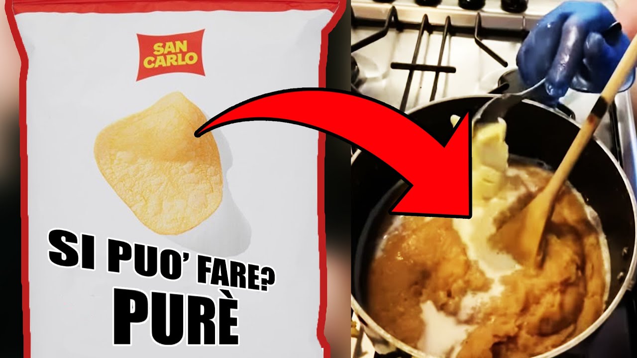 TEST: PURÈ con le PATATINE FRITTE IN BUSTA