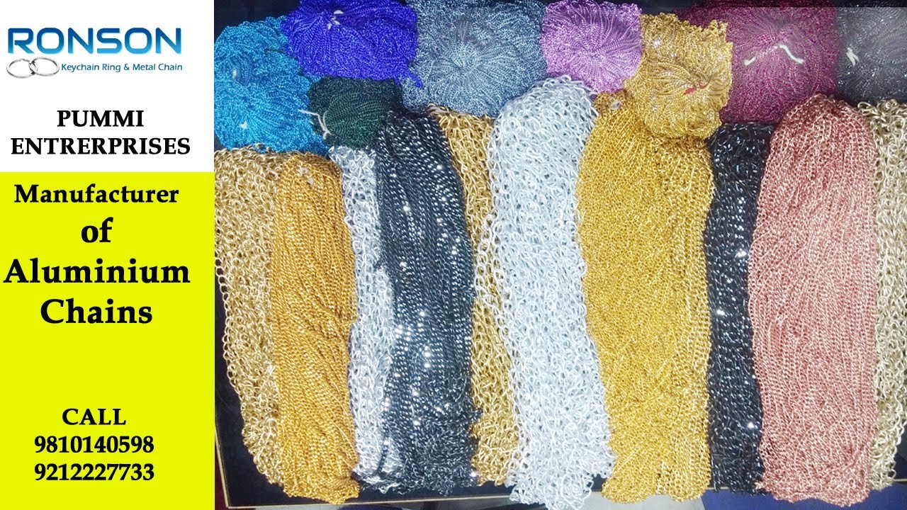 Aluminium Chains and Metal Chain Manufacturer and Wholesaler at Sadar Bazar, Delhi , India
