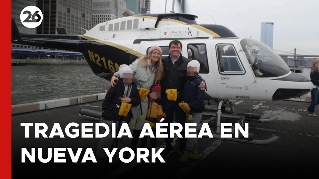 🚨 TRAGEDIA AÉREA EN NUEVA YORK | Las consecuencias de la CAÍDA del HELICÓPTERO en el río Hudson