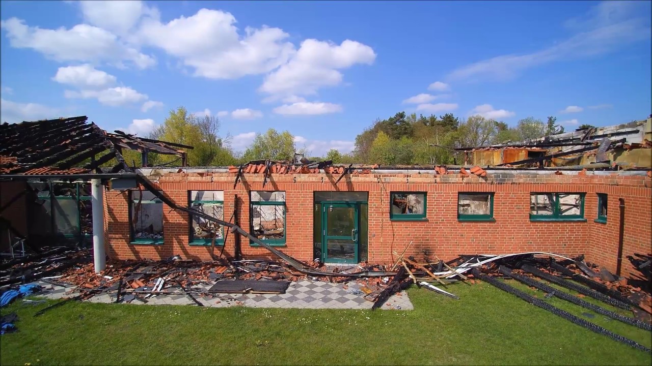 Grundschule Echem brennt aus – Millionenschaden