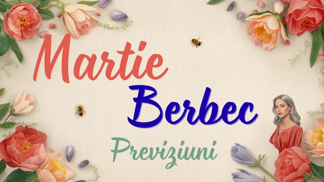 BERBEC ♈️ — MARTIE  Luna aduce eliberare sufletească și un echilibru mai bun în plan financiar.