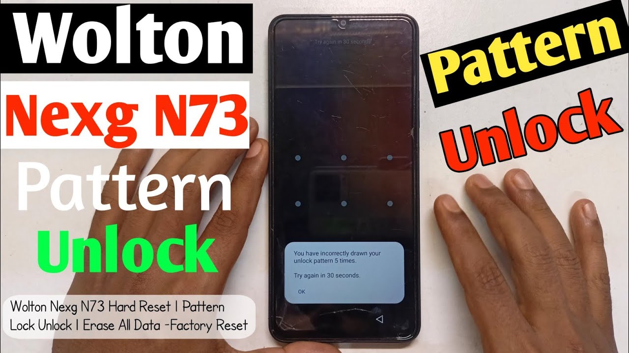 How To Wolton Nexg N73 Hard Reset | Pattern Lock Unlock | Wolton Nexg N73 Pattern Unlock