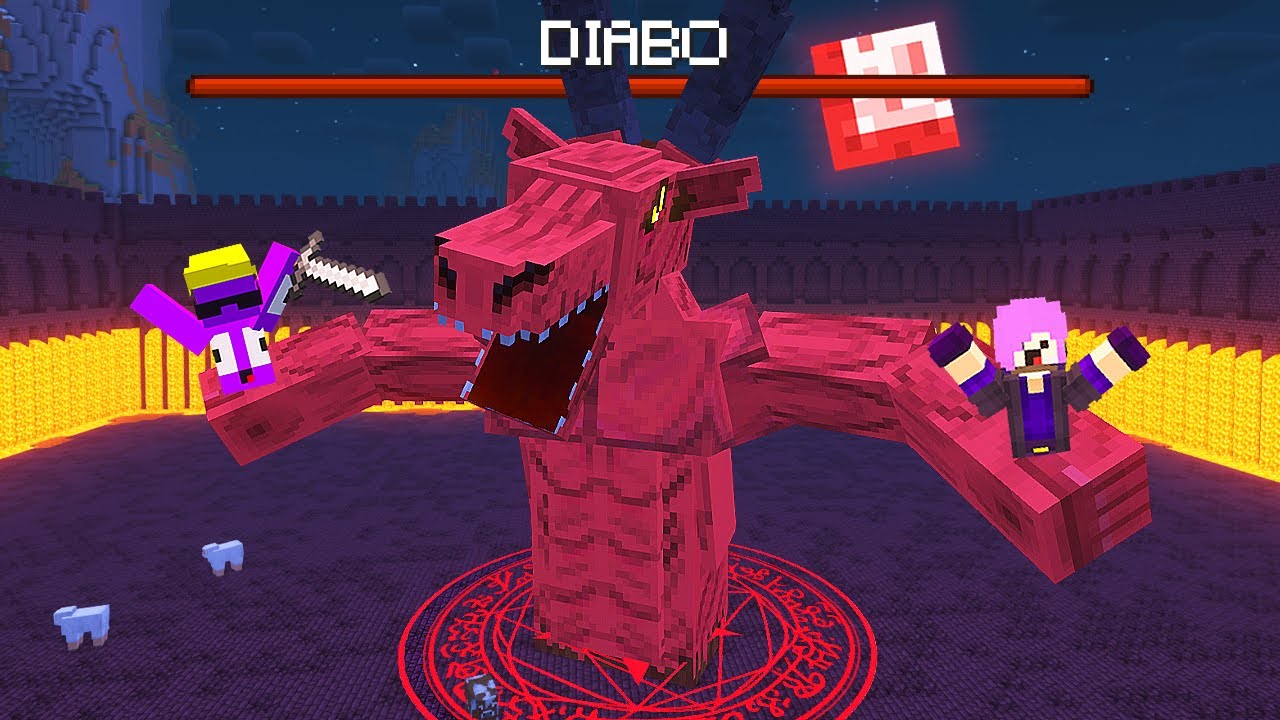 Nós ENFRENTAMOS o DIABO no MINECRAFT!!! (insano)
