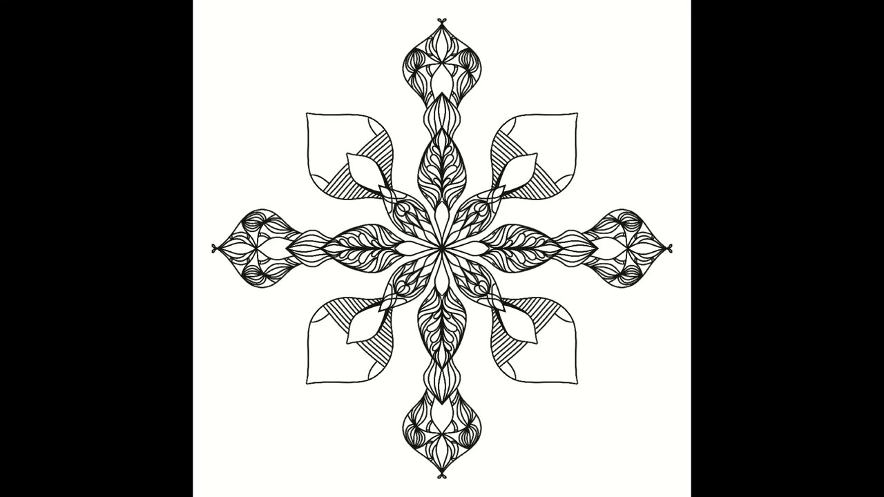 Fantasy Mandala Time-Lapse number 9: A Stunning Abstract Journey #shorts