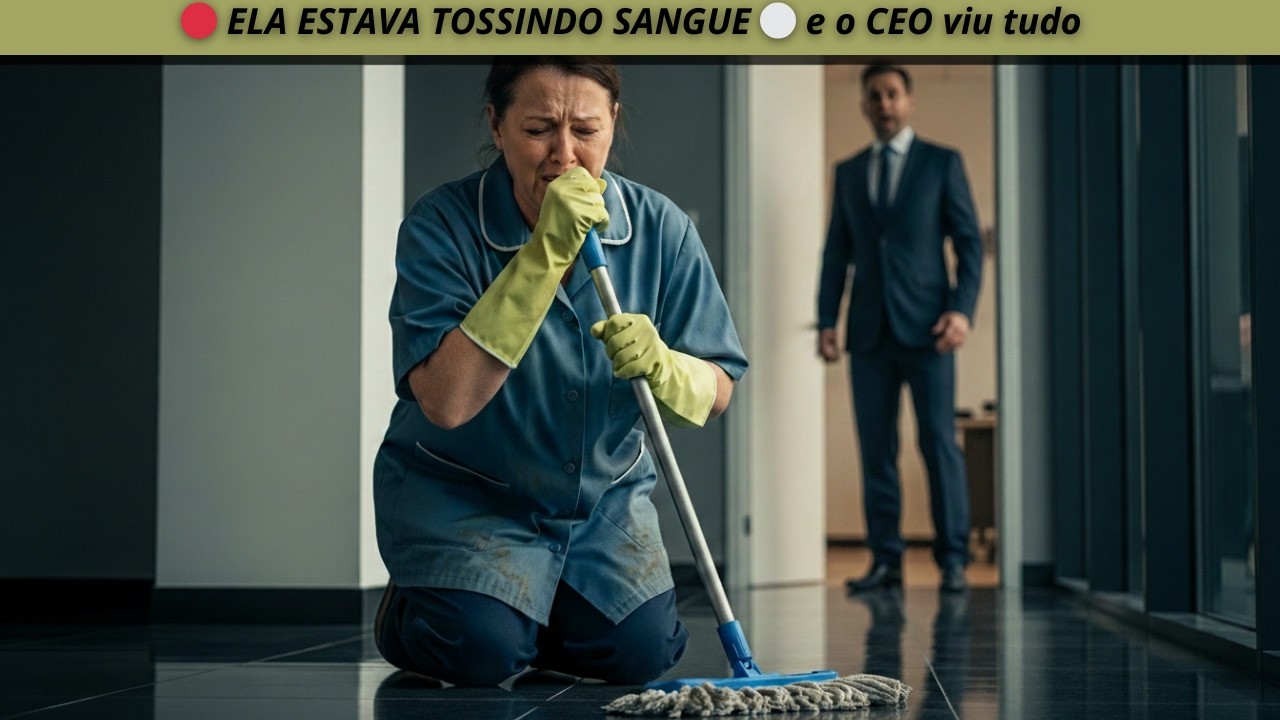 Ele Viu a Faxineira Tossindo Sangue… e Não Ficou em Silêncio!