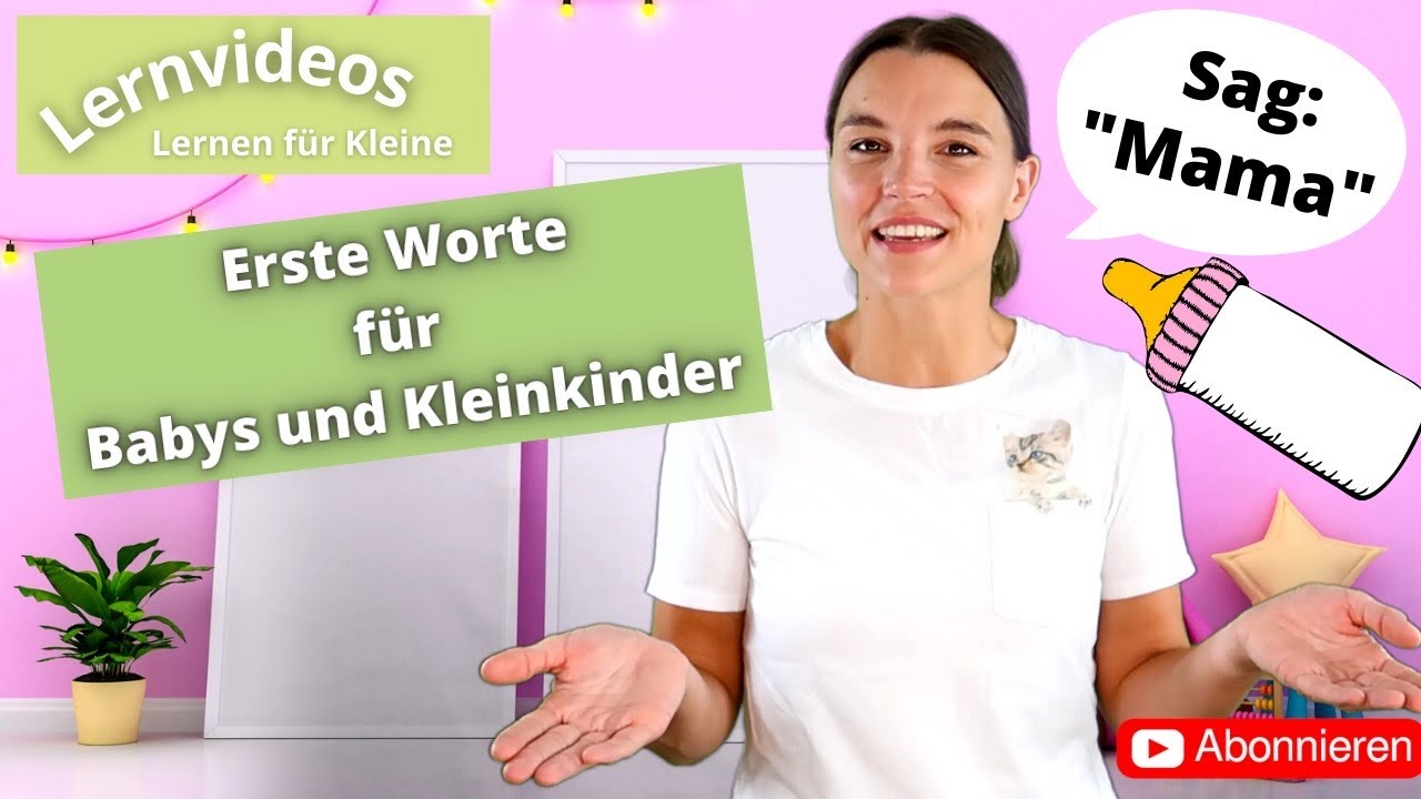 Lernen für Kleine mit Miss Josi - Lernvideos für Babys und Kleinkinder -  Erste Worte - Folge 1