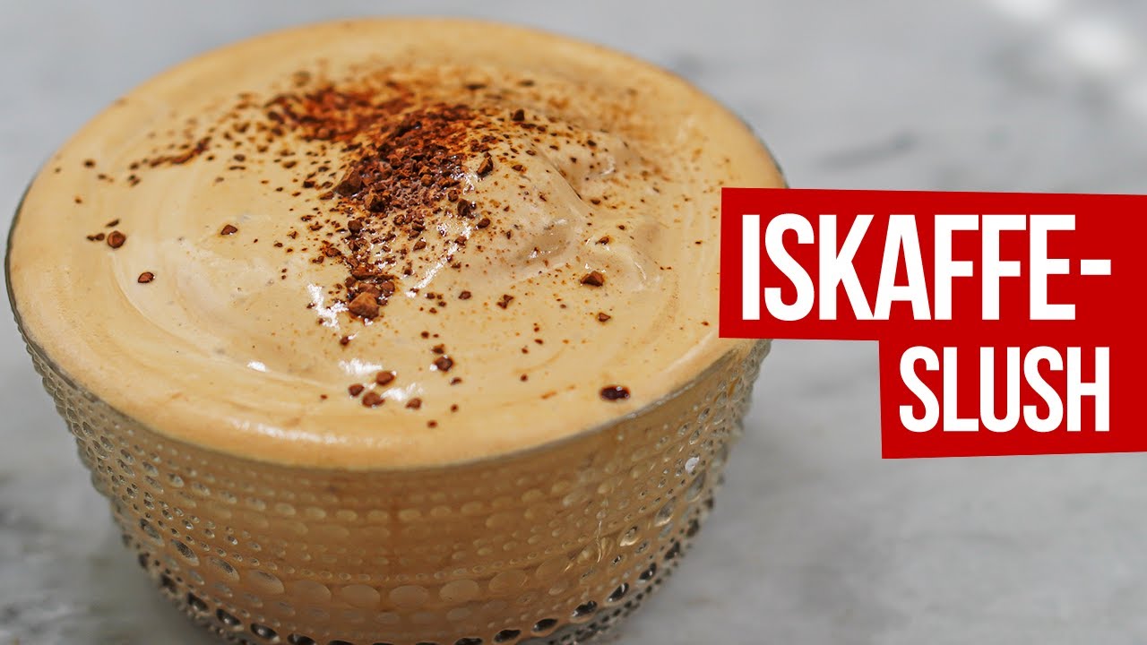 Svalkande heta sommardagar - krämig iskaffeslush