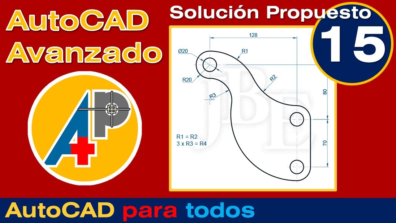 Solución Propuesto 15 - AutoCAD Avanzado