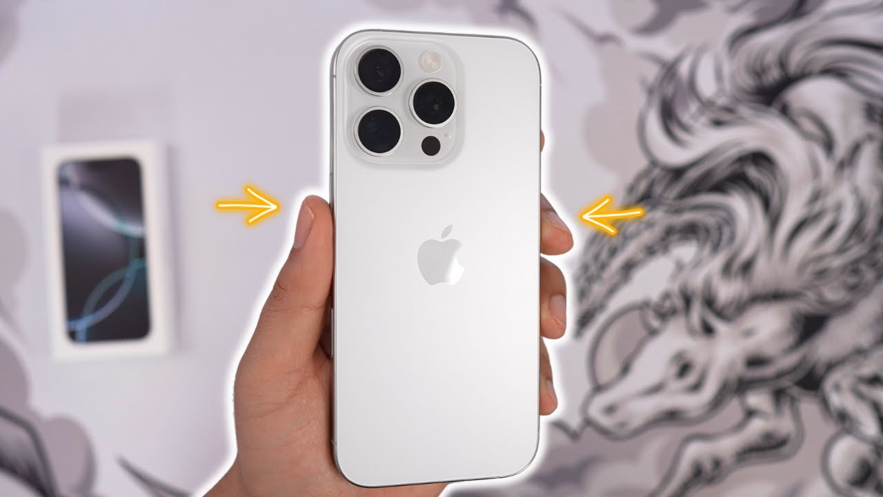White Titanium iPhone 16 Pro Unboxing & First Impressions🔥6.3-inch OLED