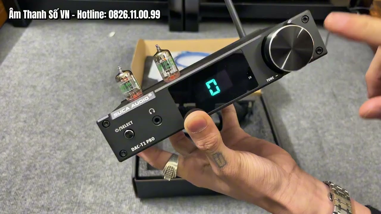 Trải Nghiệm Hay Về Âm Thanh Trên DAC Tích Hợp Pre Đèn Suca Dac T1Pro 