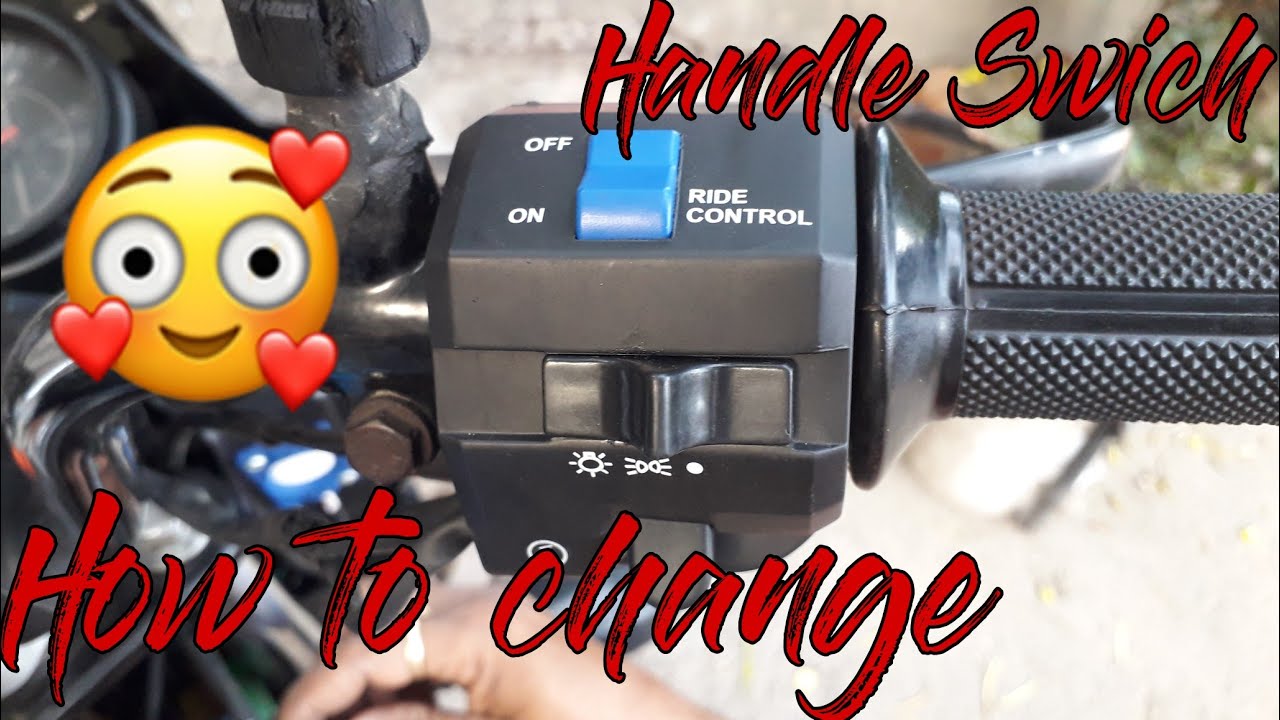 How to change handle swich of bajaj discover 100cc