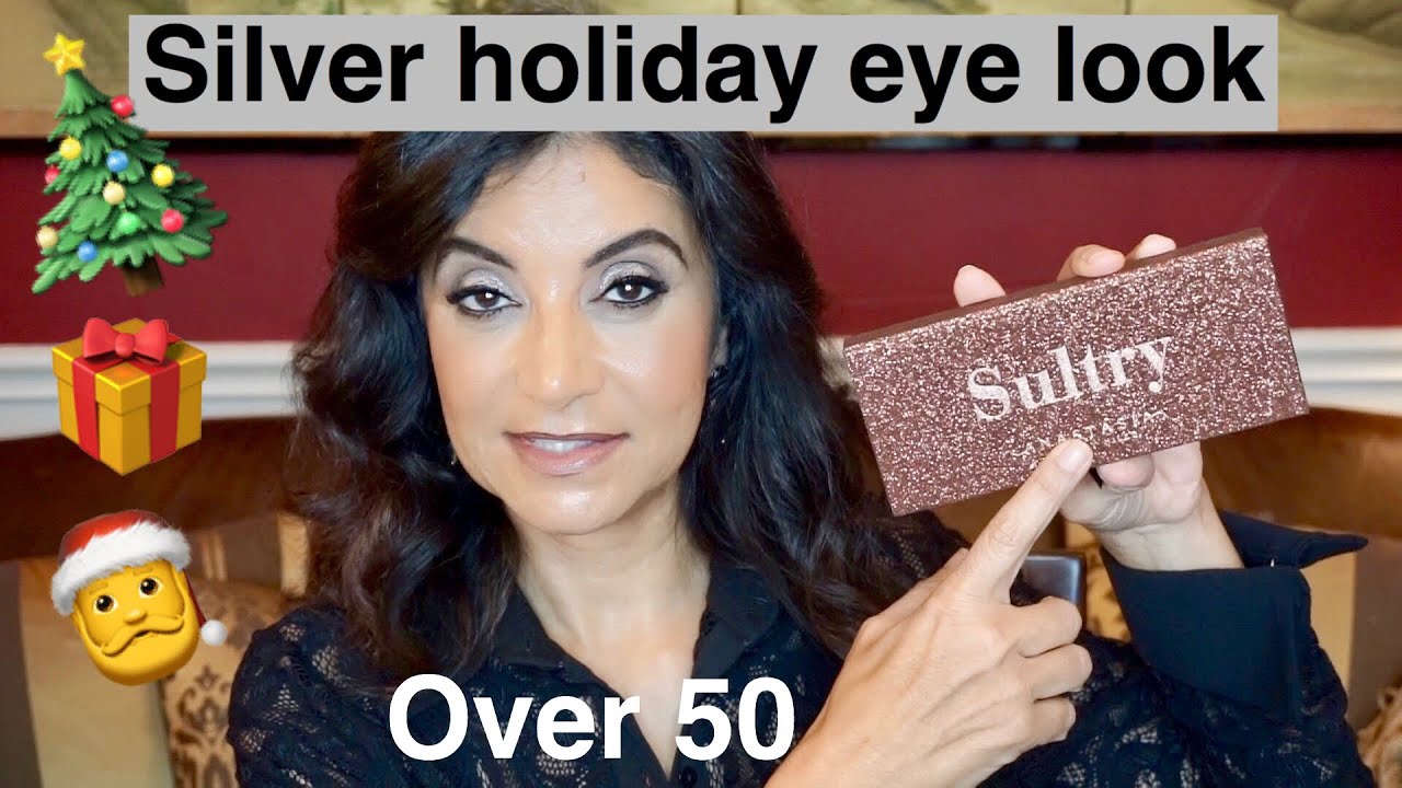 Sliver holiday eye look for mature skin | ABH Sultry |
