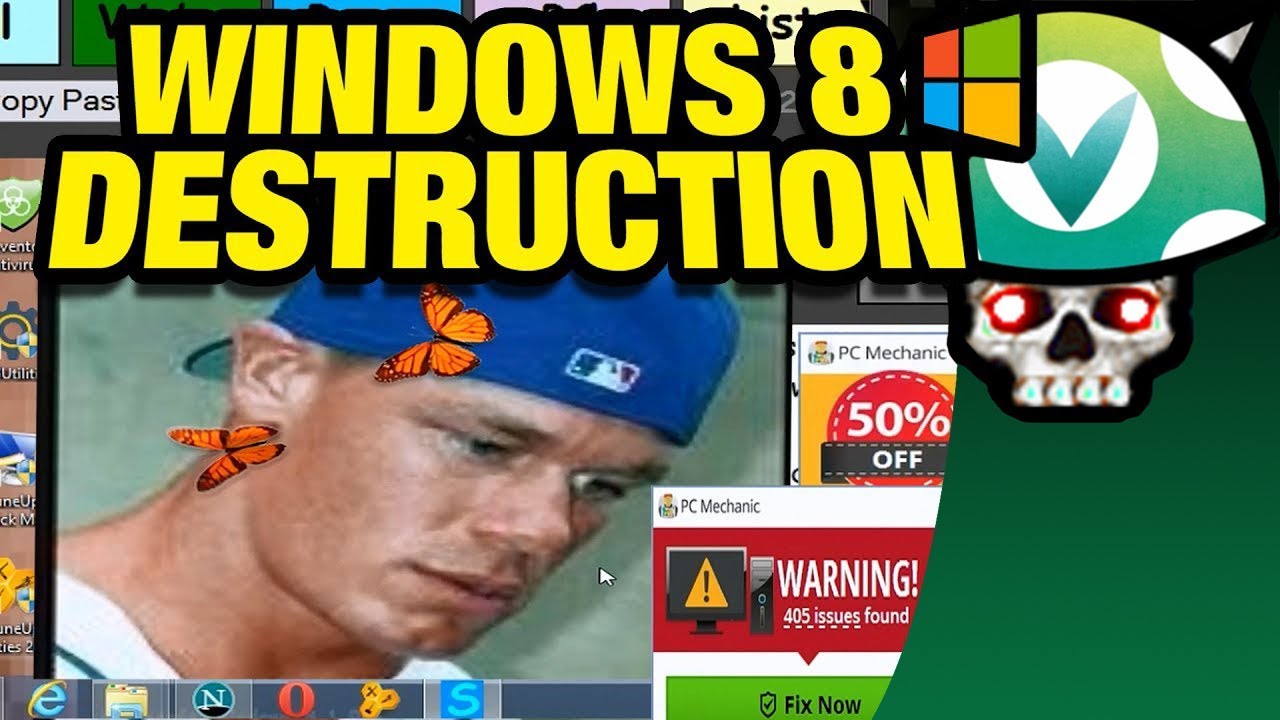 [Vinesauce] Joel - Windows 8 Destruction