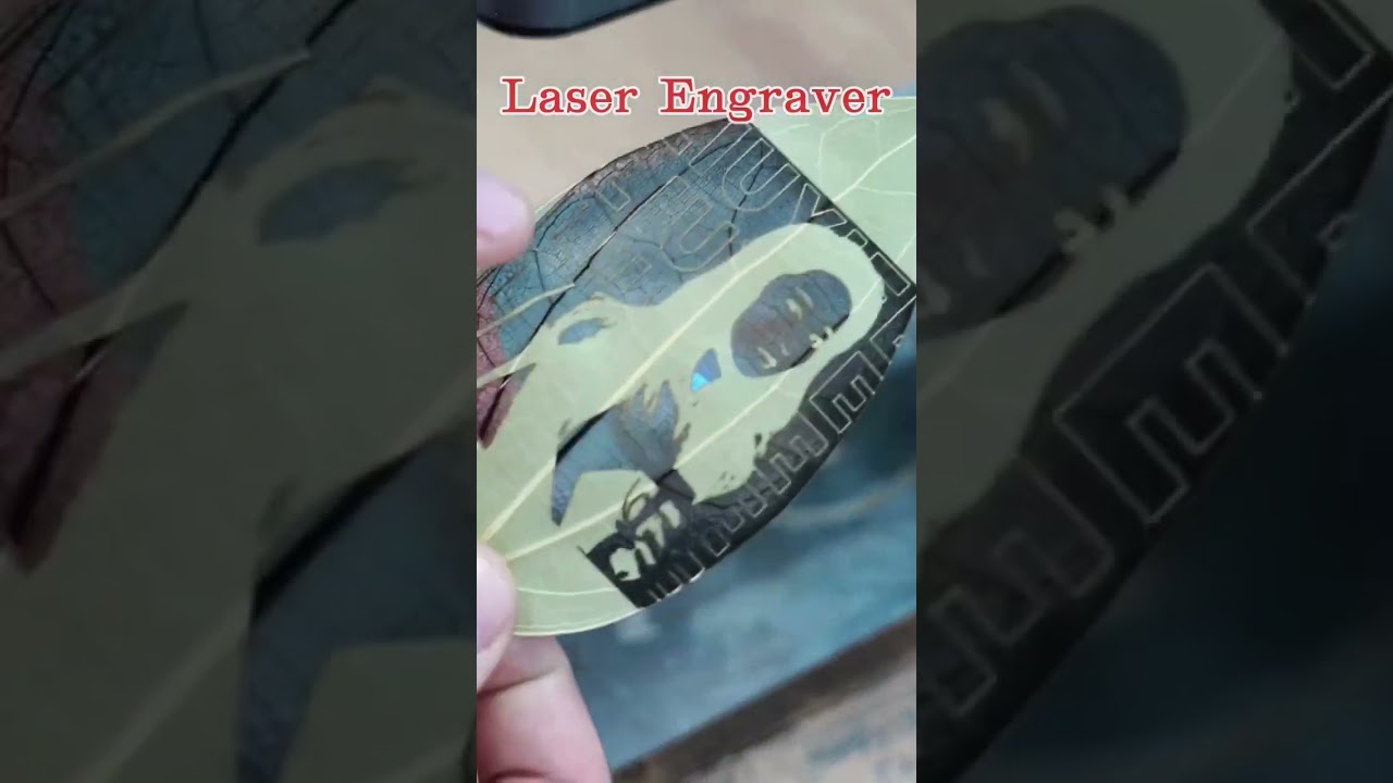 Valentine’s Masterpiece: Engrave a Photo on a Leaf with Laser! Full Tutorial  