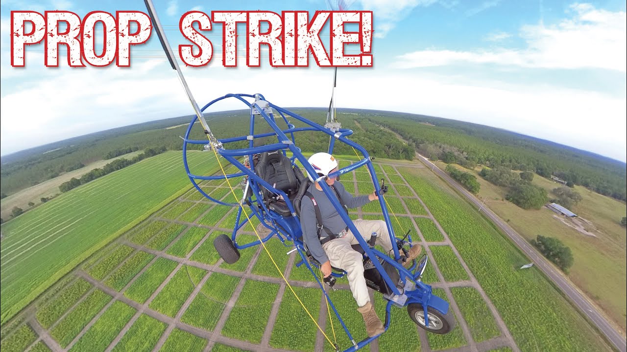 Prop Strike on a Powered Parachute or a Powered Paraglider. | Sudden Engine Stoppage PPC or PPG