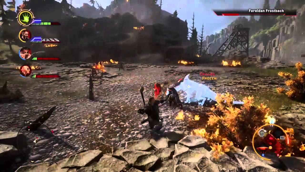 Dragon Age Inquisition: First dragon fight. (Xbox One gameplay)
