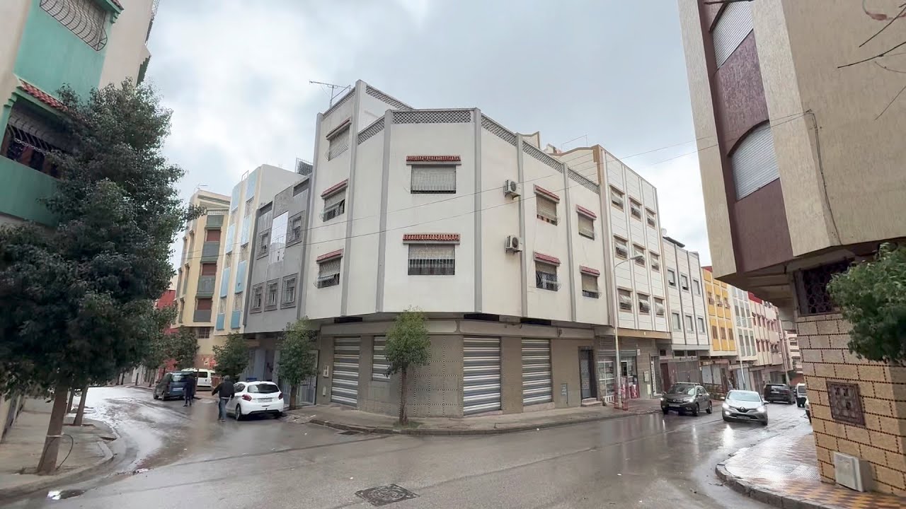 دار محفضة للبيع بكاراج 2 الطبقات وروطري تجزئة النصر طنجة