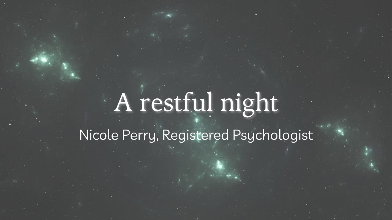Guided visualization | A restful night