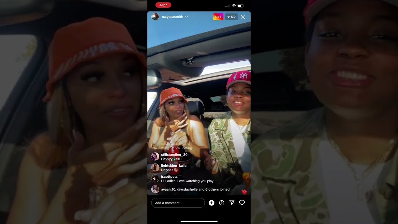 Dijonai Carrington and Nalyssa Smith IG LIVE PART 1 (10/15/22) #wnba