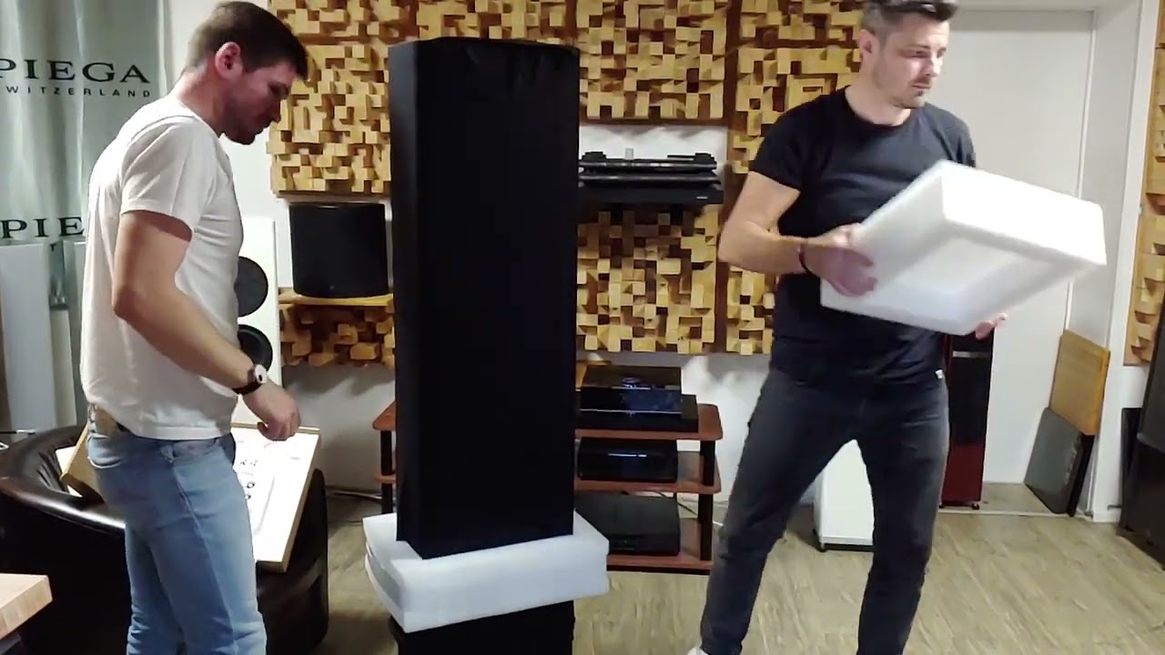Piega Master Line Source 3 unpacking