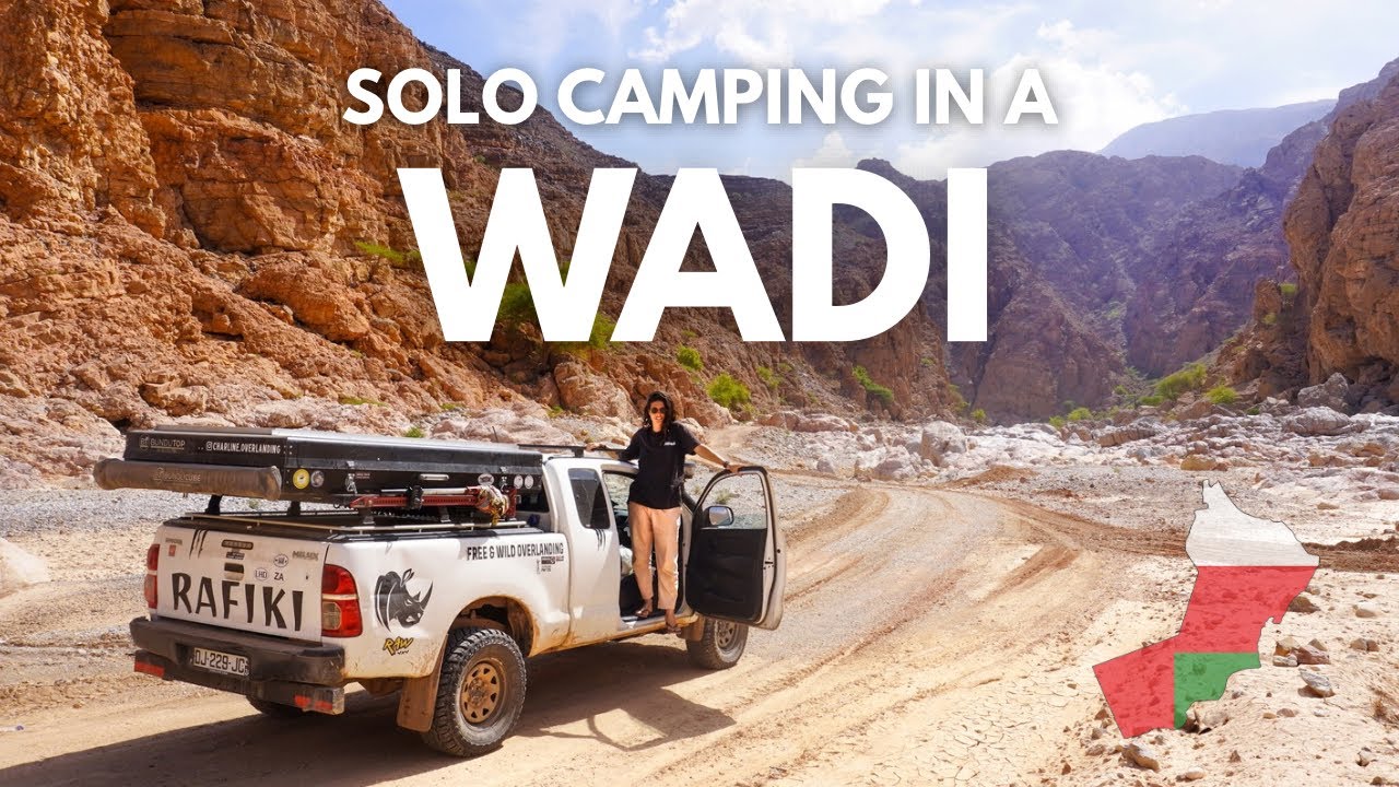 My first night wild camping in a wadi with my 4x4 | Oman