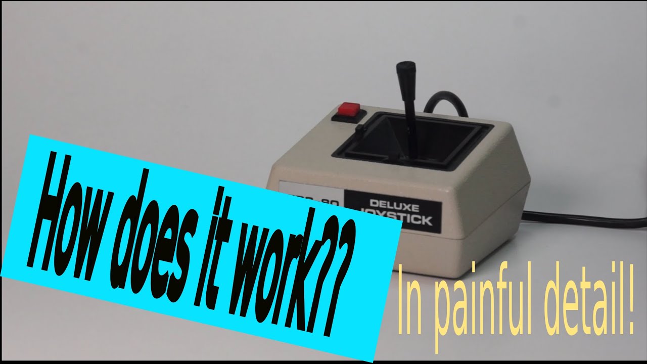 How it Works In Detail - TRS-80/Kraft Deluxe Joystick Teardown, Circuit, and 6809 Assembly Code