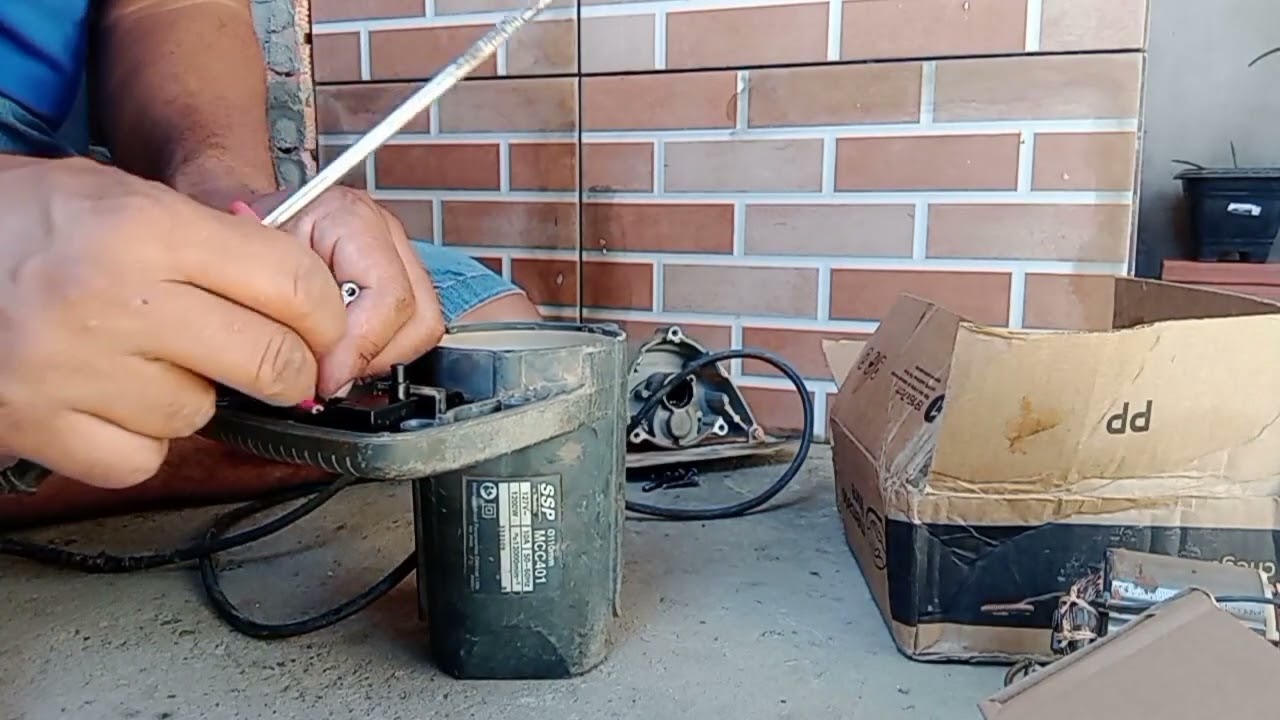 Modificando Serra Mármore Makita  127V para 220V