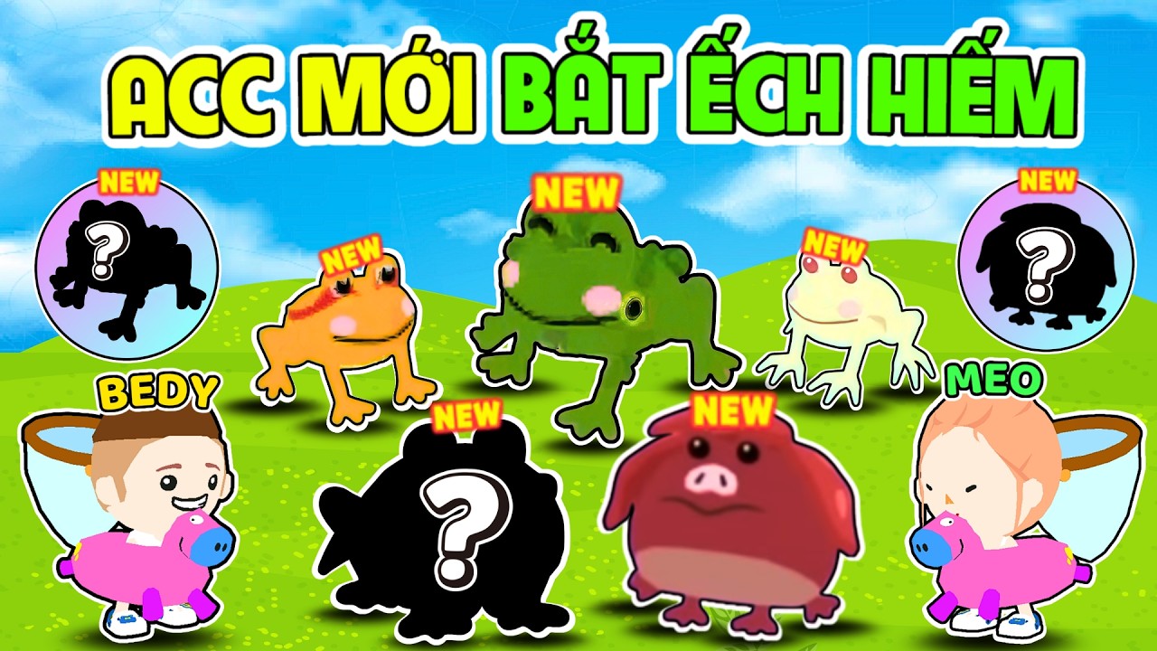 BEDY VÀ MEO T.ẠO ACC MỚI TRUY TÌM ẾCH HIẾM MỚI VÀ CÁI KẾT CỰC NHÂN PHẨM | PLAY TOGETHER