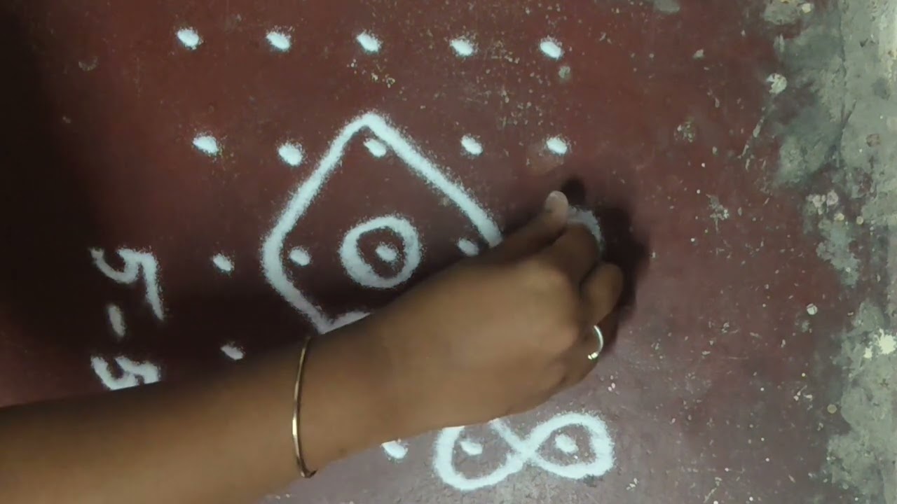 3*3 dot & 5*5 dot #sikkukolam #murugan #krishna #dailykolam #stepbystep #youtubetrending #viral 