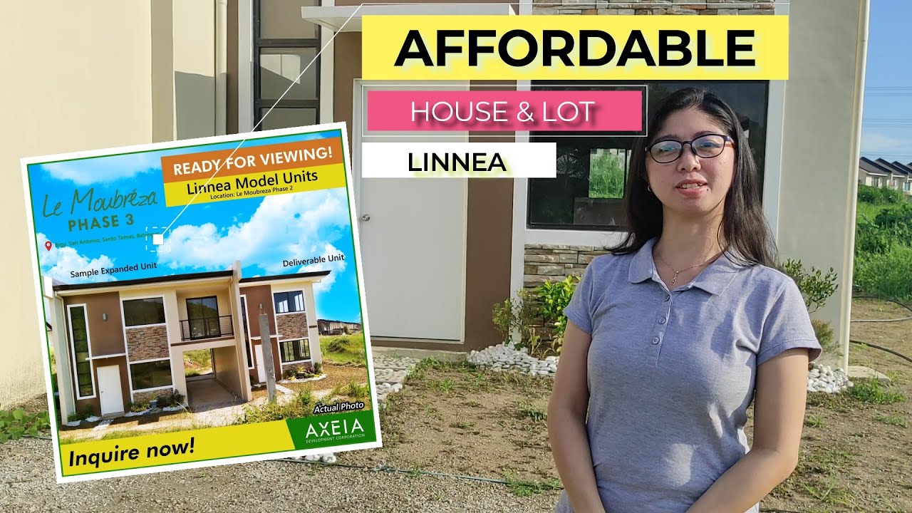 Affordable House & Lot -  Linnea Single Attached at Le Moubreza 3, Sto. Tomas, Batangas