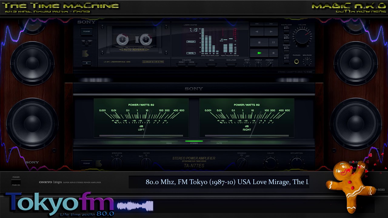 80.0 Mhz, FM Tokyo (1987-10) USA Love Mirage, The Latin Rascals Interview with Mr Satake Nanpu