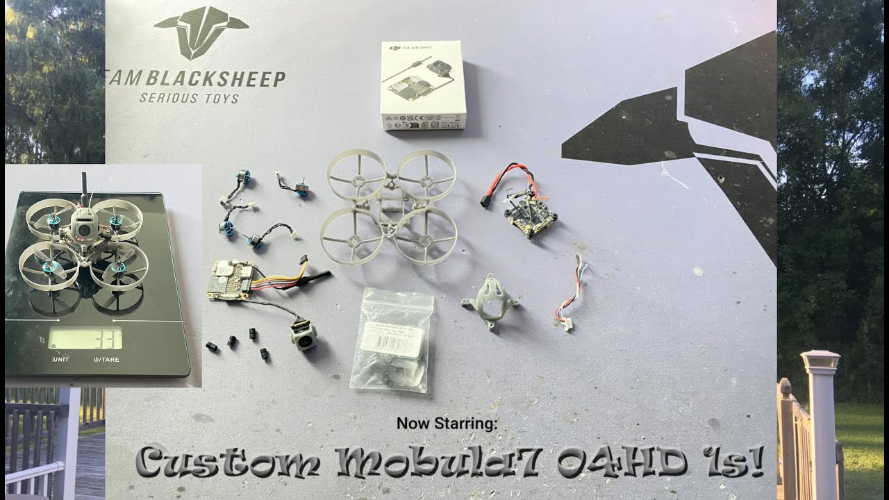 Custom Mobula7 Moblite7 DJI O4 Lite HD 1s 75mm Whoop (Vision 40 Canopy)!