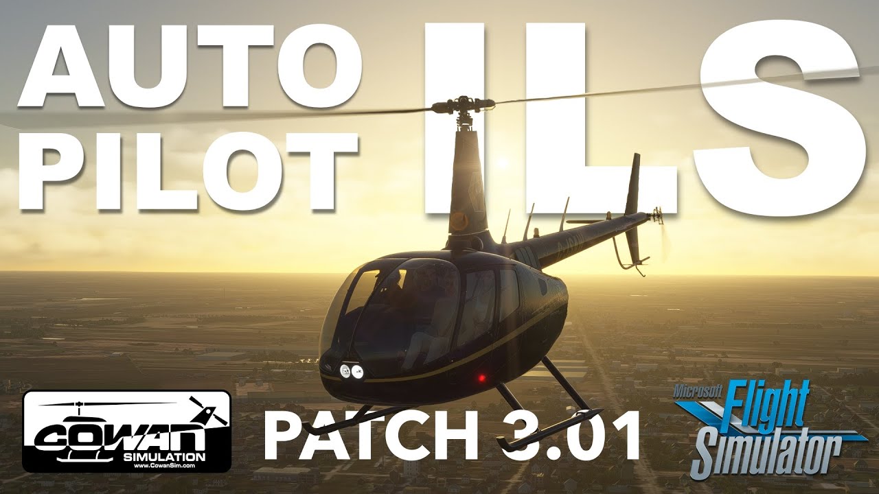 Test Autopilota i ILS w Robinsonie R66 od studia Cowansim - patch 3.01 - MSFS