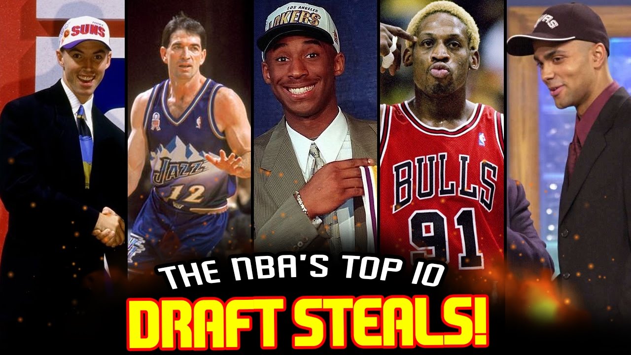 The 10 BIGGEST DRAFT STEALS In NBA History!