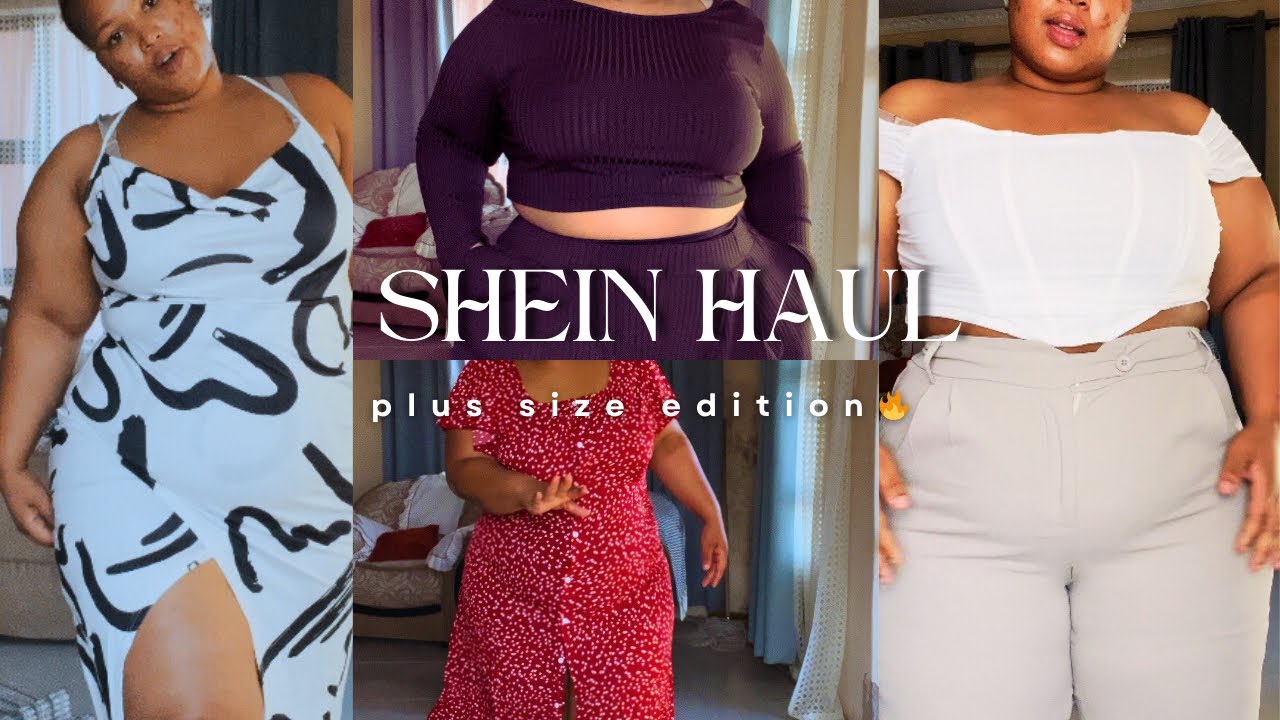 Plus size SHEIN try on Haul// formal wear//dresses //Swimsuits #plussizesheinhaul #tryonhaulshein