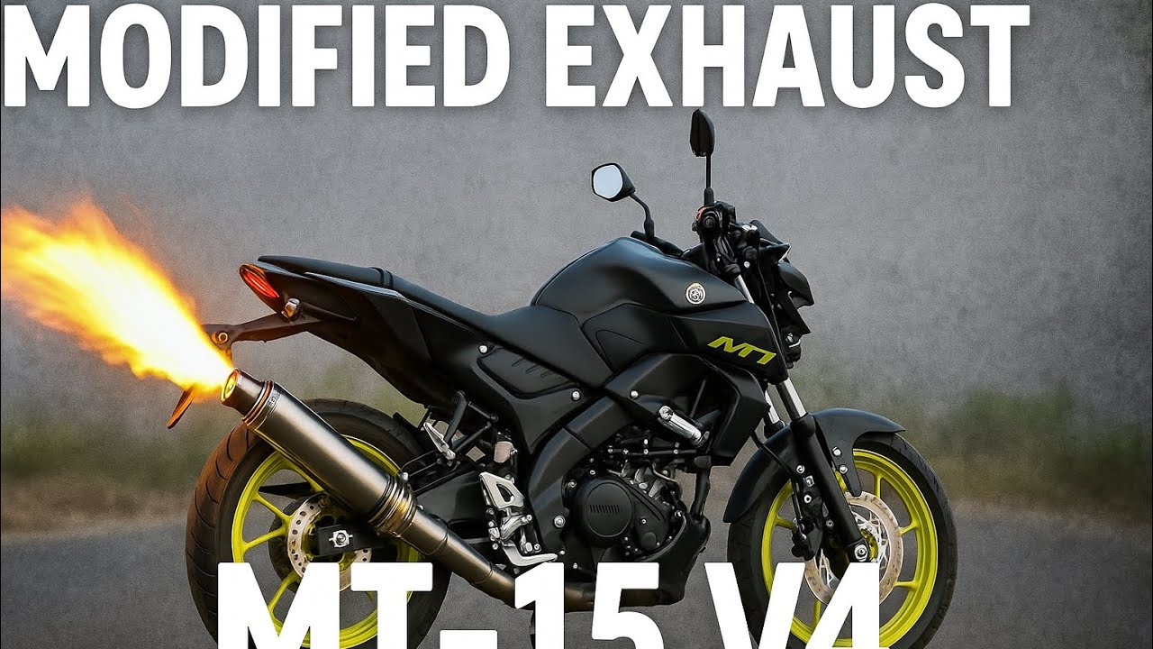 MODIFIED EXHAUST MT-15 V4 | AKRAPOVIC,SCPROJECT,M4MUFFLER,TOCE| LOUDEST EXHAUST EVER 