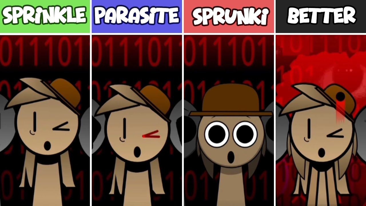 Incredibox Sprinkle VS Parasite Sprinkle VS Sprunki Sprinkle VS Sprinkle But Better