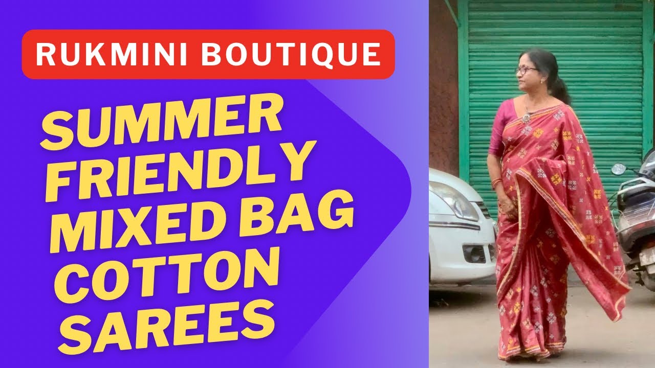 Summer Friendly Mixed Bag Cotton Sarees Booking No 8777325204