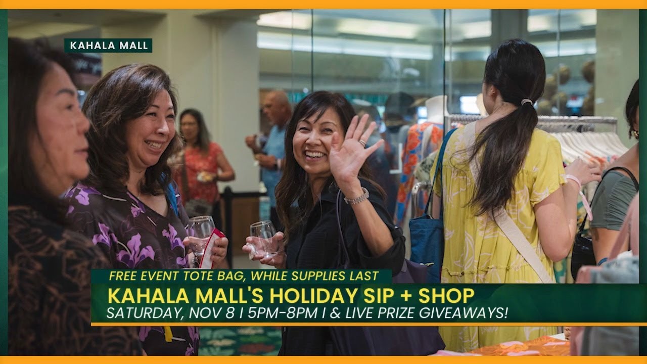 So Many Perks at Kahala Mall's Holiday Sip & Shop!