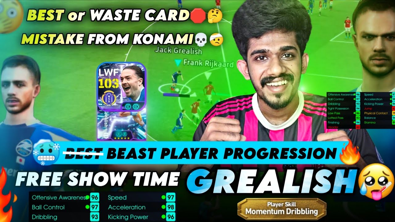 Mistake From Konami🥶Free Show Time JACK GREALISH🤕📈😳 First impression🔥 in Eootball 26 🔥Glitch or Not🛑