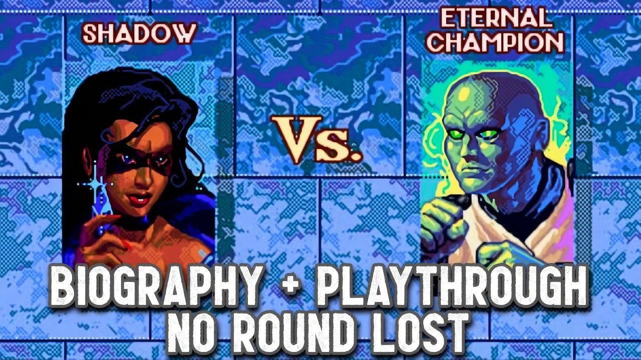 Shadow Playthrough & Biography + Ending 🥷 Eternal Champions (Sega Genesis, 1993)