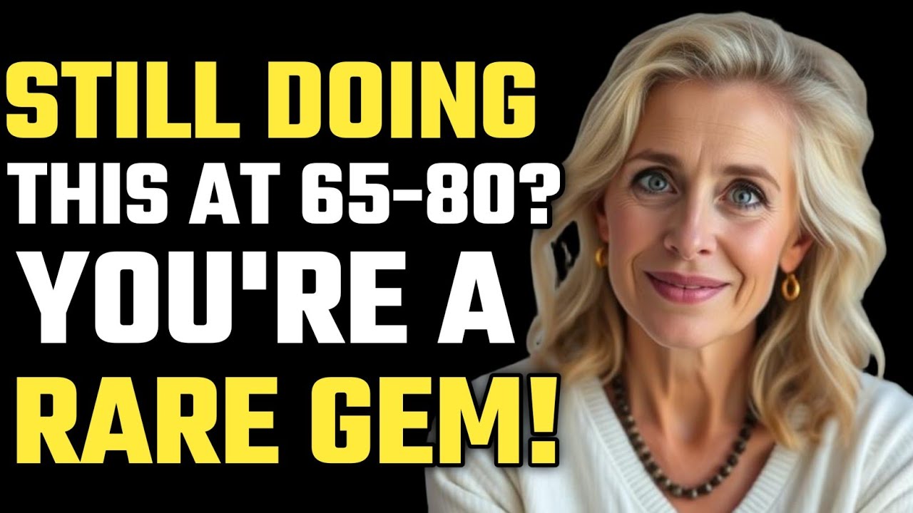 Вам от 65 до 80, и вы всё ещё делаете эти 6 вещей? Вы — редкий пример здорового старения.