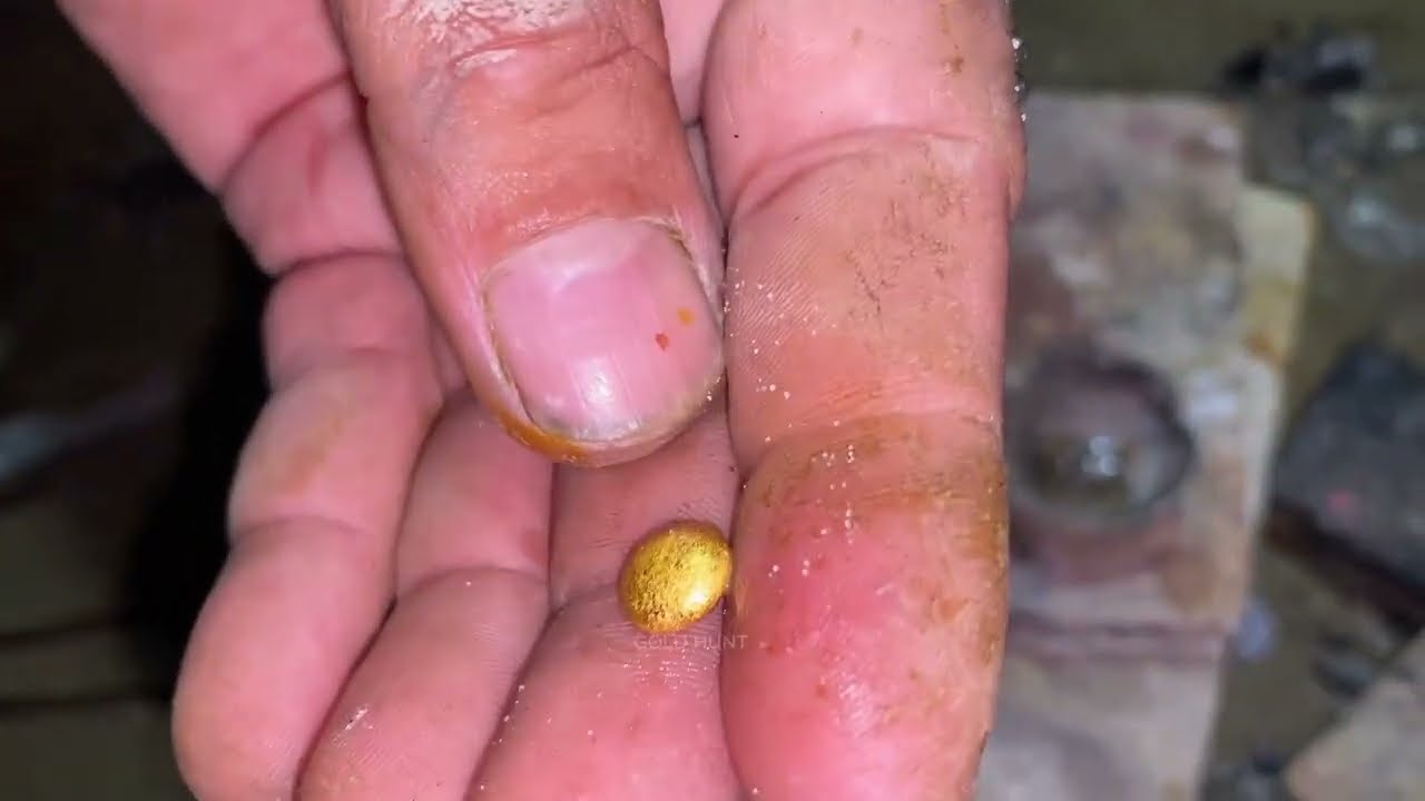 Easy way to recover gold from electronics parts | gold recovery 